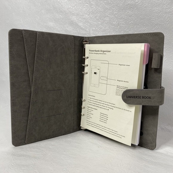 Tesmo Universe Book Wireless Charger Power Bank Planner - Picture 4 of 8